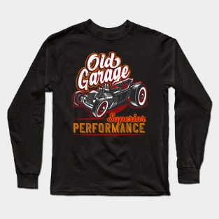 Old Garage Hot Rod California Long Sleeve T-Shirt